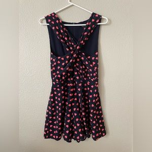 Beautiful jumpsuit, it’s blue with pink hearts💖